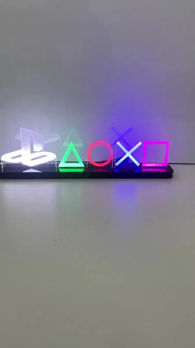 Abajur Luminária Led Especial Playstation Ps4 Xbox - R$ 142,9