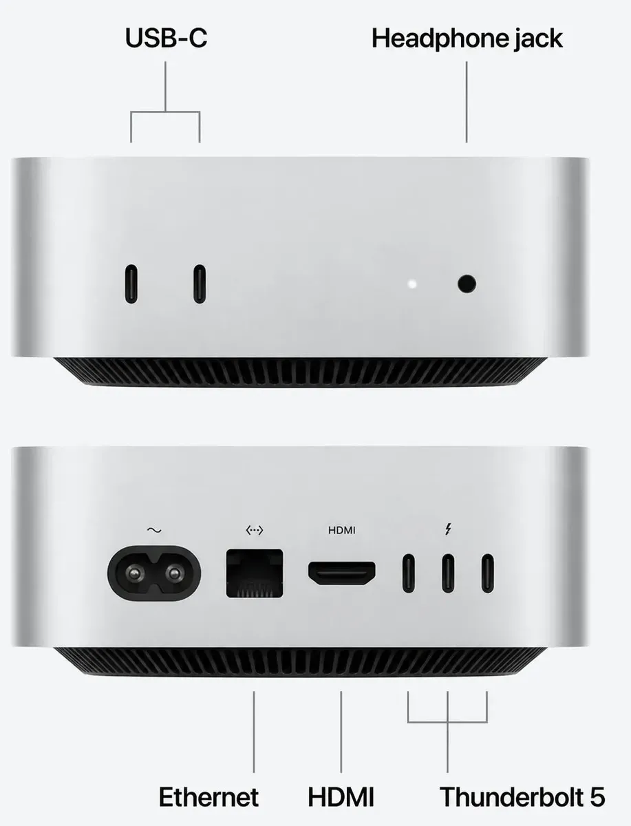 Apple Mac Mini M6, 12cpu 12gpu 24gb Ram 512gb Ssd - R$ 11.759,2