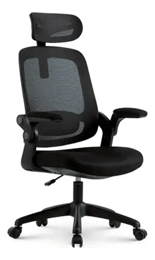 Cadeira De Escritorio Elements Astra Preta Giratória - R$ 779
