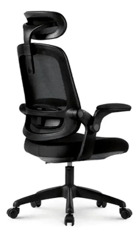 Cadeira De Escritorio Elements Astra Preta Giratória - R$ 820,23