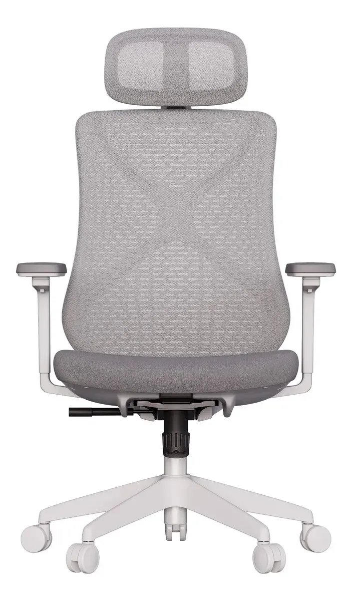 Cadeira De Escritório Ergonômica Aiven Com Mesh Elements Cinza - R$ 2.559,9