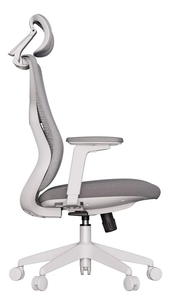 Cadeira De Escritório Ergonômica Aiven Com Mesh Elements Cinza - R$ 2.559,9