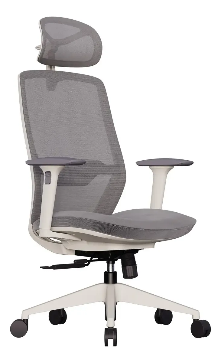 Cadeira De Escritório Ergonômica Elements Serena Confortável Cinza - R$ 1.199