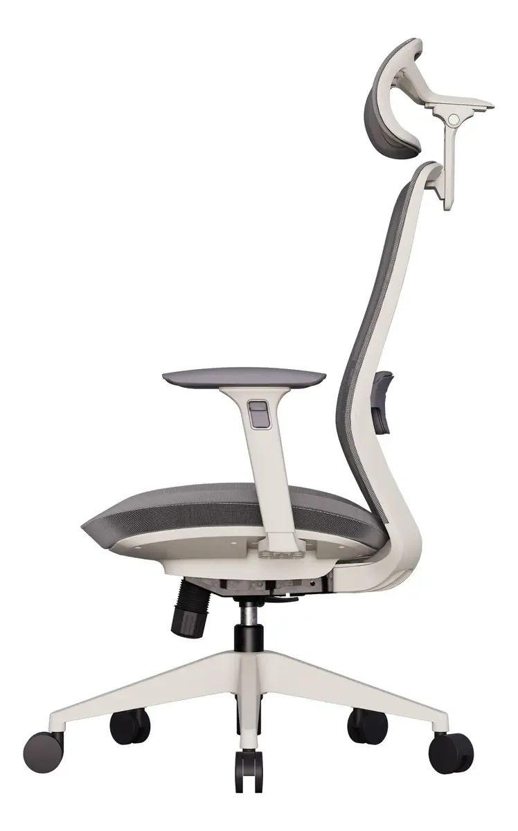 Cadeira De Escritório Ergonômica Elements Serena Confortável Cinza - R$ 1.199