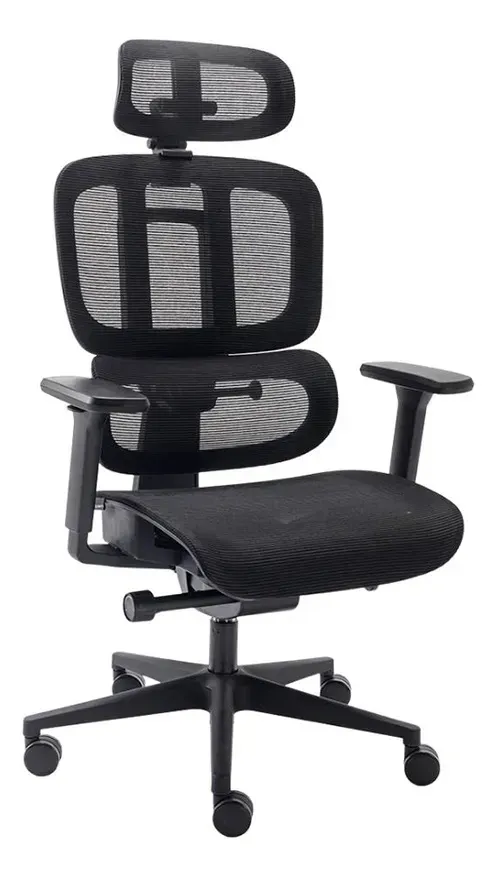 Cadeira Ergonômica De Escritório Elements Sophy Preta Malha Mesh - R$ 2.470,58