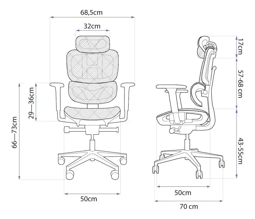 Cadeira Ergonômica De Escritório Elements Sophy Preta Malha Mesh - R$ 2.470,58