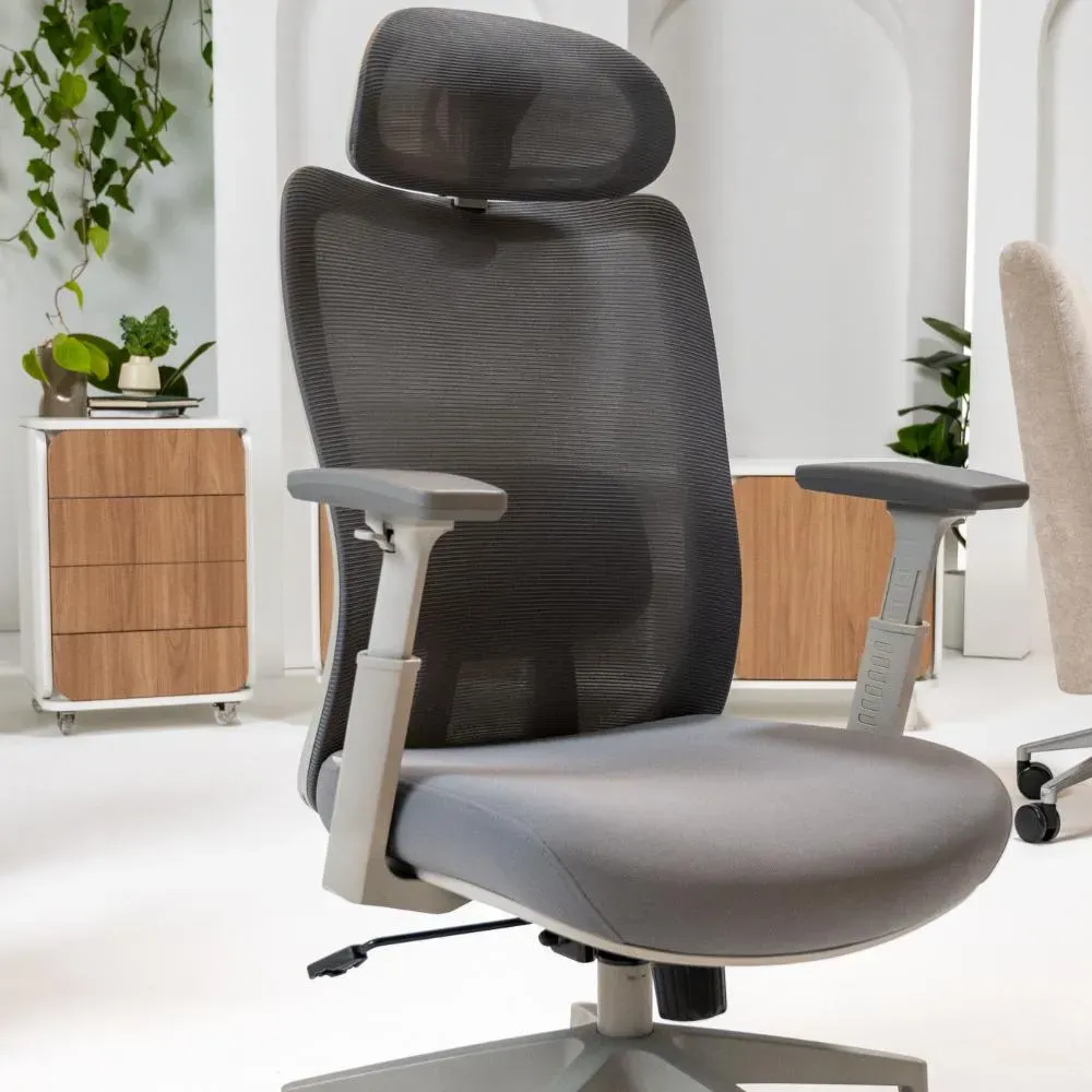 Cadeira Ergonômica Elements Astra Pro Cinza - R$ 1.249,9