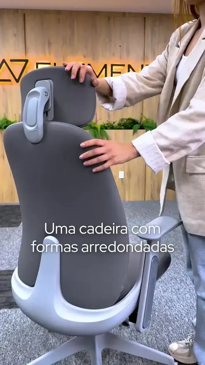 Cadeira Escritório Confortavel Ergonômica Elements Belena - R$ 2.549,9