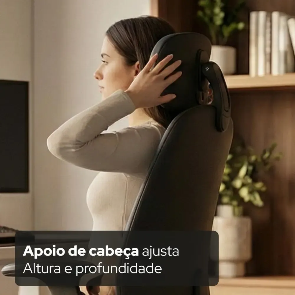 Cadeira Escritório Confortavel Ergonômica Elements Belena - R$ 2.549,9