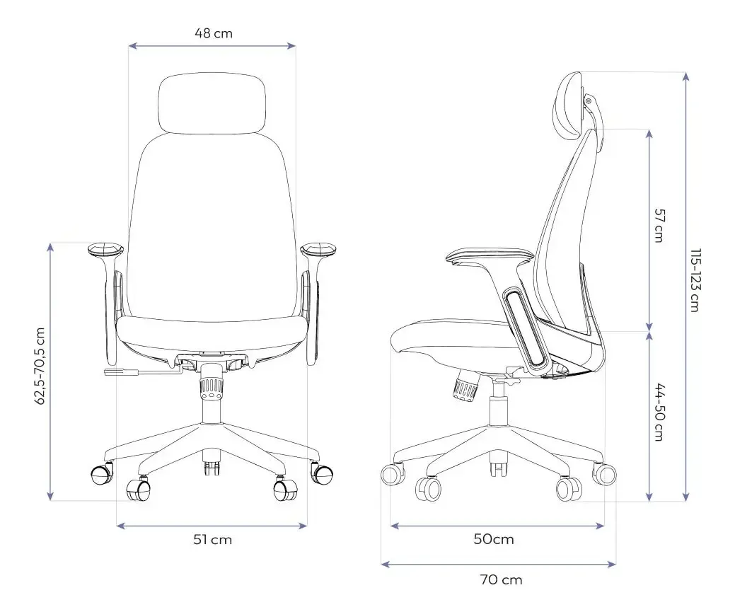 Cadeira Escritório Confortavel Ergonômica Elements Belena - R$ 2.549,9