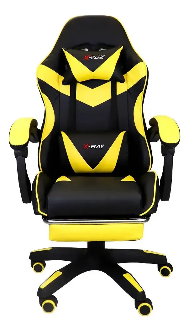 Cadeira Gamer X-ray Para Jogos/escritório Confortável Cor Black - R$ 589,8