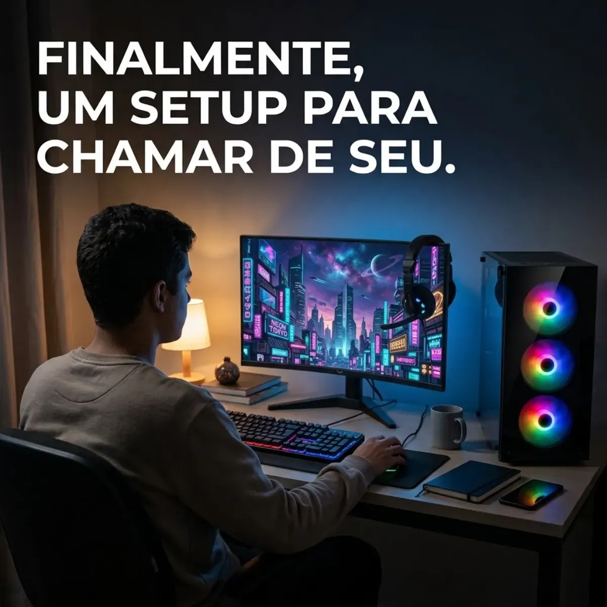 Computador Completo Pc I7 3.4ghz 16gb Ssd 480gb Monitor 19