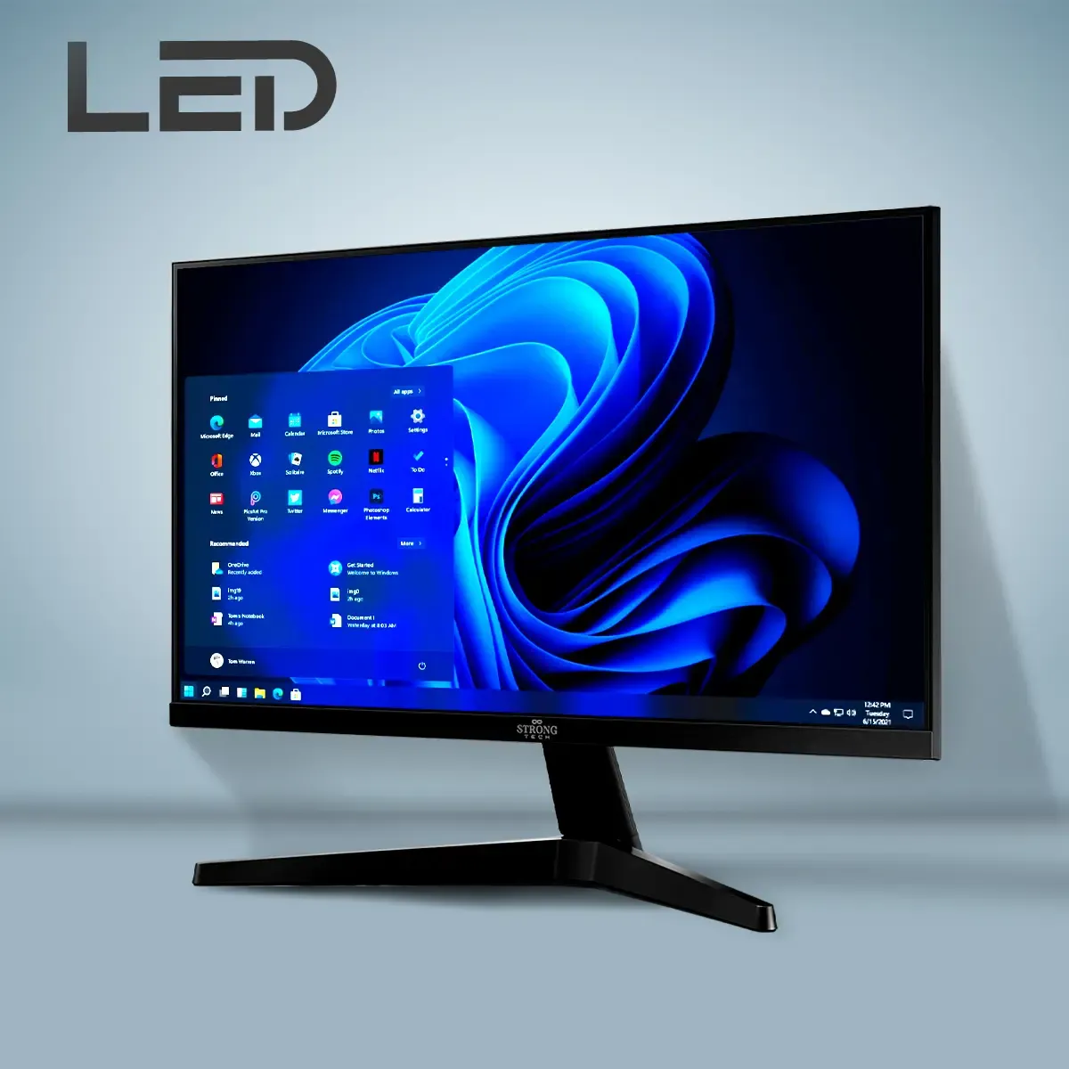 Computador Gamer Intel Core i7 16GB SSD 512GB Monitor 19" Kit Strong Tech - R$ 1.739