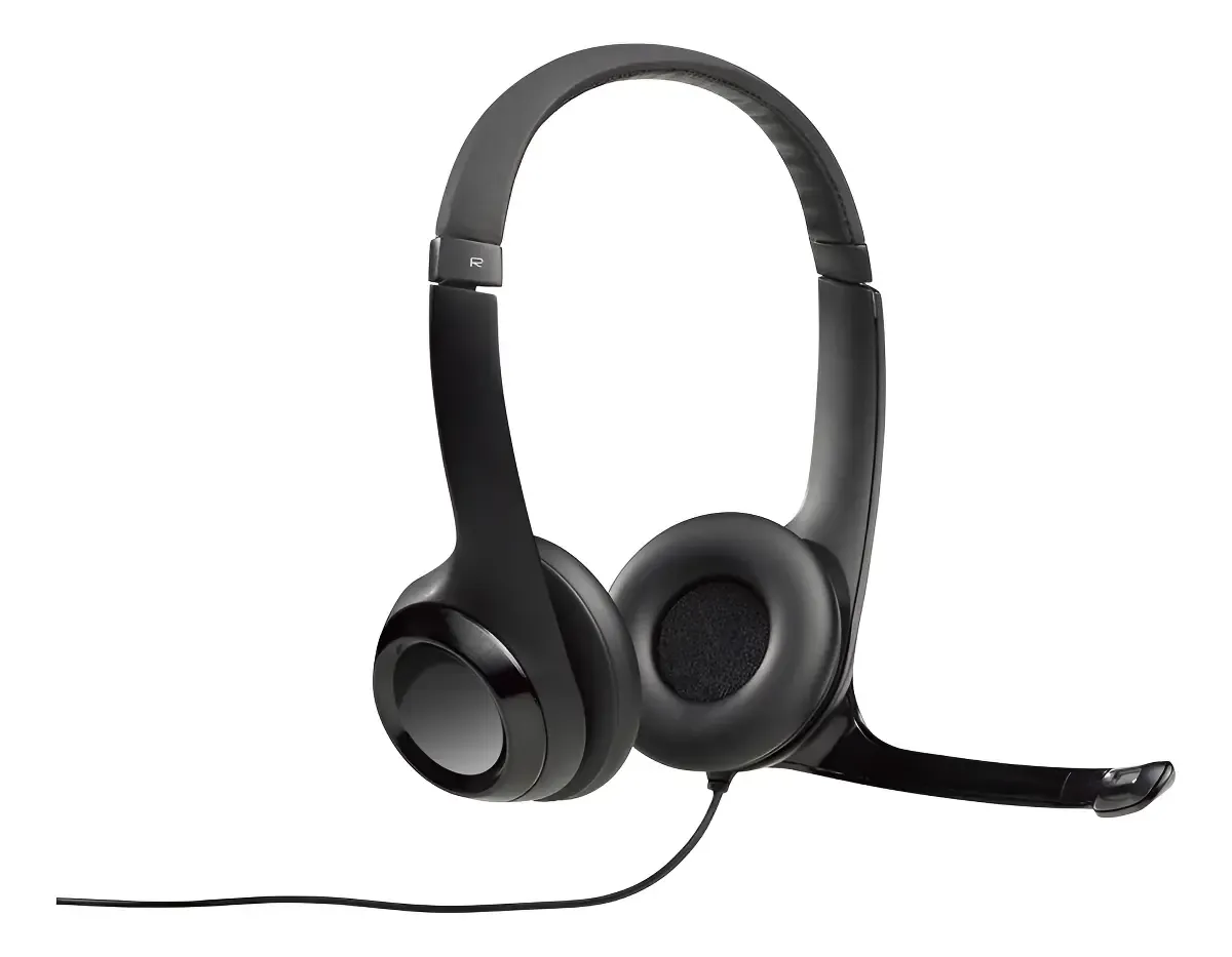Headset Logitech H390 USB-A com Microfone e Controle de Volume