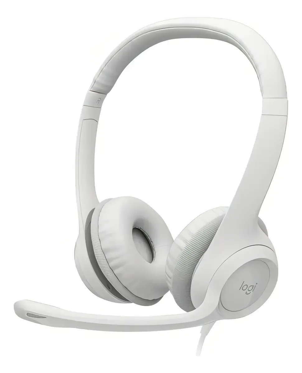 Headset Logitech H390 USB-A com Microfone e Controle de Volume