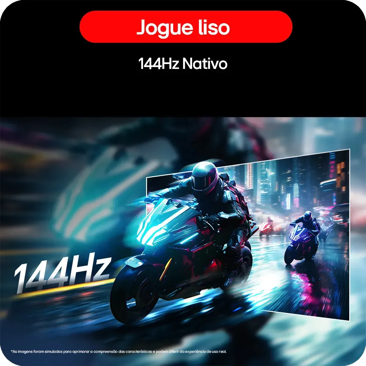LG UltraGear Monitor Gamer 27" IPS, 144Hz Nativo, 1ms (MBR), Full HD (1920x1080), HDR10, NVIDIA G-SYNC, AMD FreeSync, Preto - 27G411B