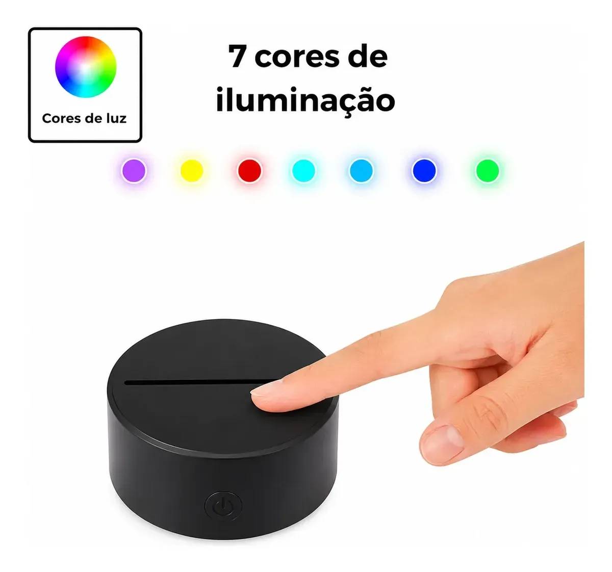 Luminaria Cs Go Led 3d Acrílico Usb Game Luminária De Mesa - R$ 62,6