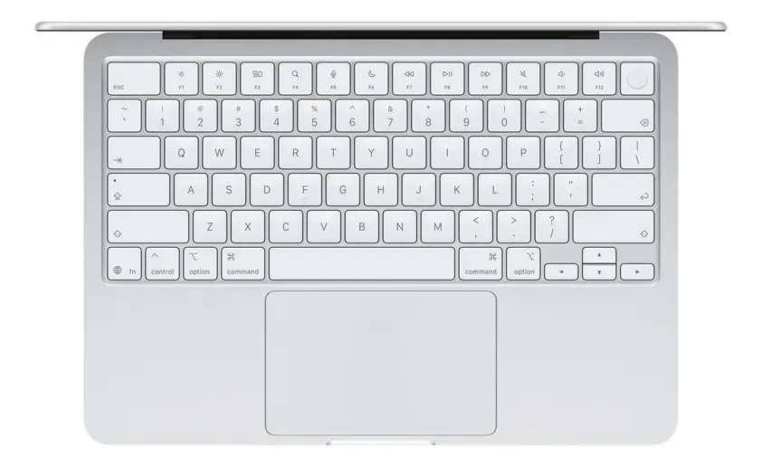 MacBook Neo de 13 polegadas: Chip A18 Pro, CPU de 6 núcleos, GPU de 5 núcleos, 512GB, Touch ID - Prateado