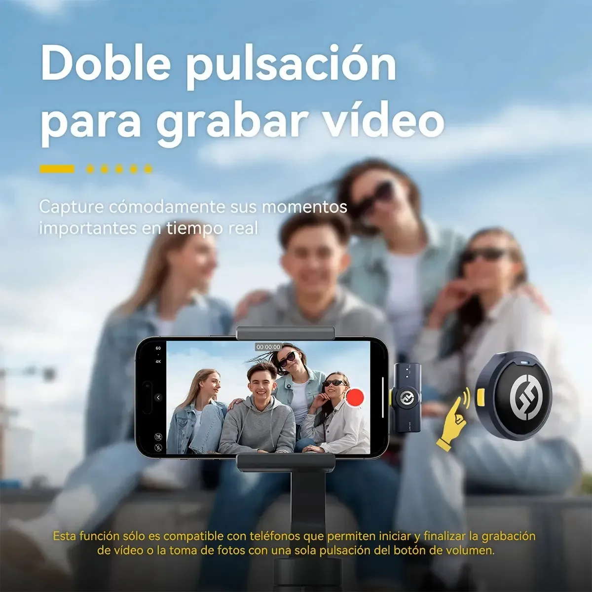 Microfone de lapela Hollyland Lark M2 Combo Preto. Sem Fio Duplo Com Cancelamento de Ruído USB-C Lightning Para iPhone Android Câmera Entrevistas Com Estojo de Carregamento Áudio 48kHz 24-bit - R$ 653
