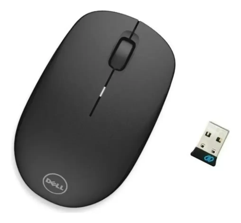 Mouse Sem Fios Dell Wm126 Óptico De 2,4 Ghz Cor Preto - R$ 109