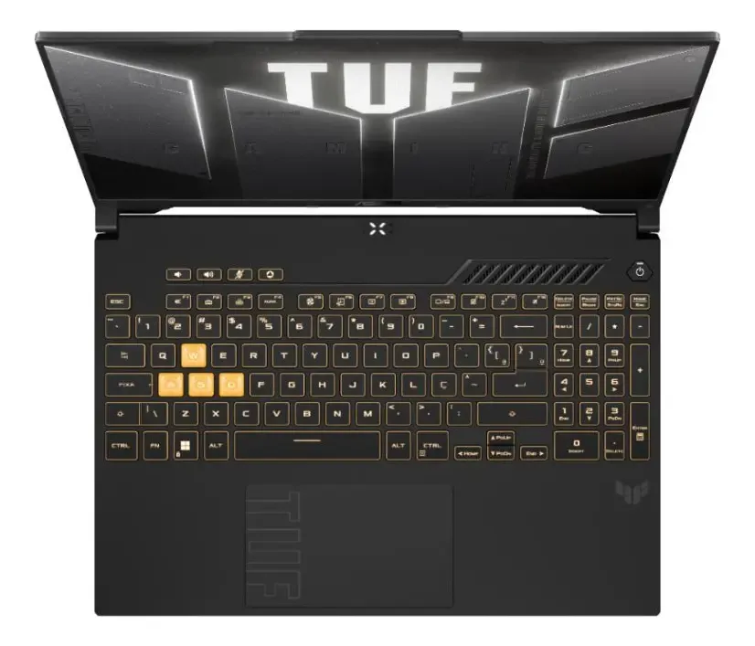 Notebook ASUS TUF Gaming F16 Core 5 NVIDIA RTX 4050 16GB Ram 512GB SSD Home Tela 16" FHD+ Mecha Gray - FX607VU-RL053W - R$ 7.449