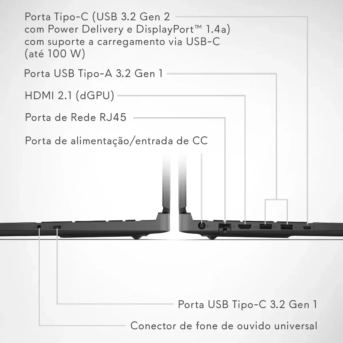 Notebook Gamer Alienware DA15-C5210H-D10 Core 5 8GB 512GB RTX 3050 Linux - R$ 6.299