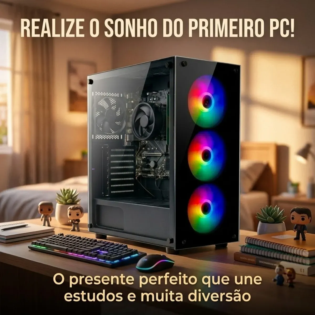 Pc Computador Cpu Gamer Amd Ryzen 5 5600gt 16gb Ssd 480gb - R$ 3.137,4