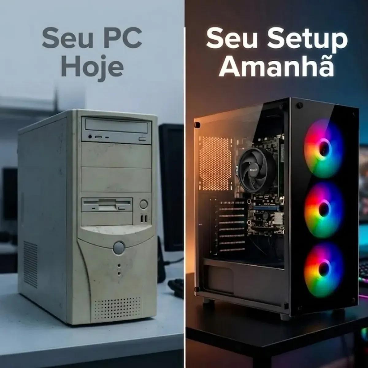 Pc Computador Cpu Gamer Amd Ryzen 5 Memoria 16gb Ssd 480gb - R$ 3.344,75