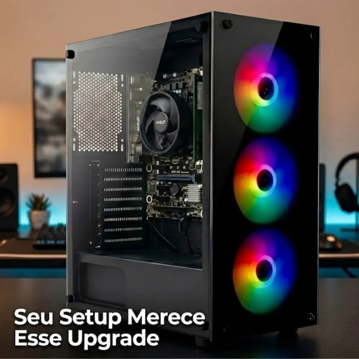 Pc Computador Cpu Gamer Amd Ryzen 5 Memoria 16gb Ssd 480gb - R$ 3.344,75