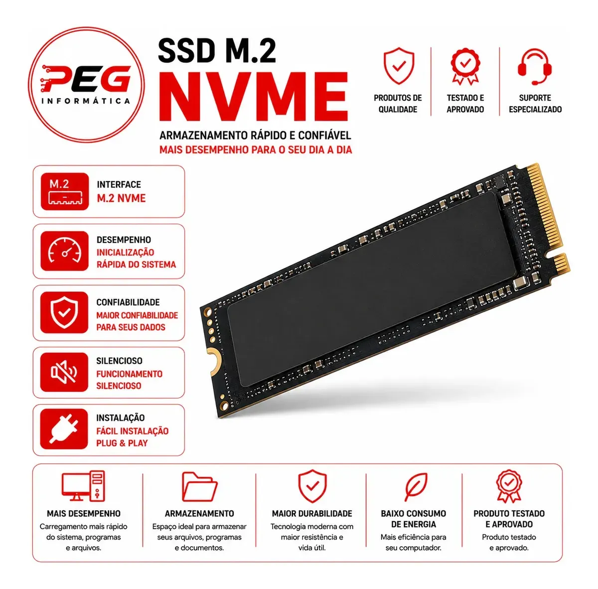 Pc Computador Cpu Intel Core I5 3470 + 16gb Ram + Nvme 120gb - R$ 749,19