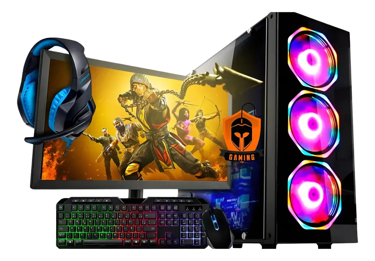 Pc Gamer Amd Ryzen 5 5600g, 2x8gb Ddr4, Ssd 1tb Wifi - R$ 4.262