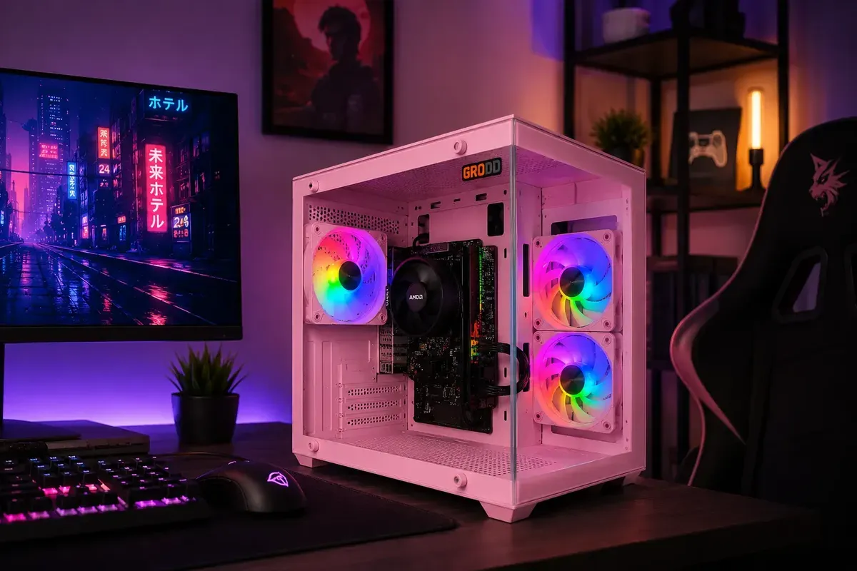 Pc Gamer Amd Ryzen 5 5600gt, A520m, 16gb Ddr4, Nvme 500gb - R$ 3.649,99