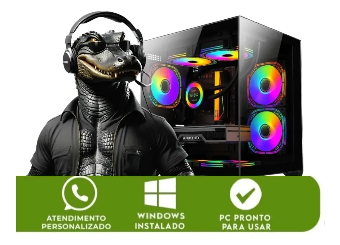 Pc Gamer Amd Ryzen 5 8500g Ram 16gb Ddr5 Ssd 1tb Fonte 500w - R$ 6.581,99