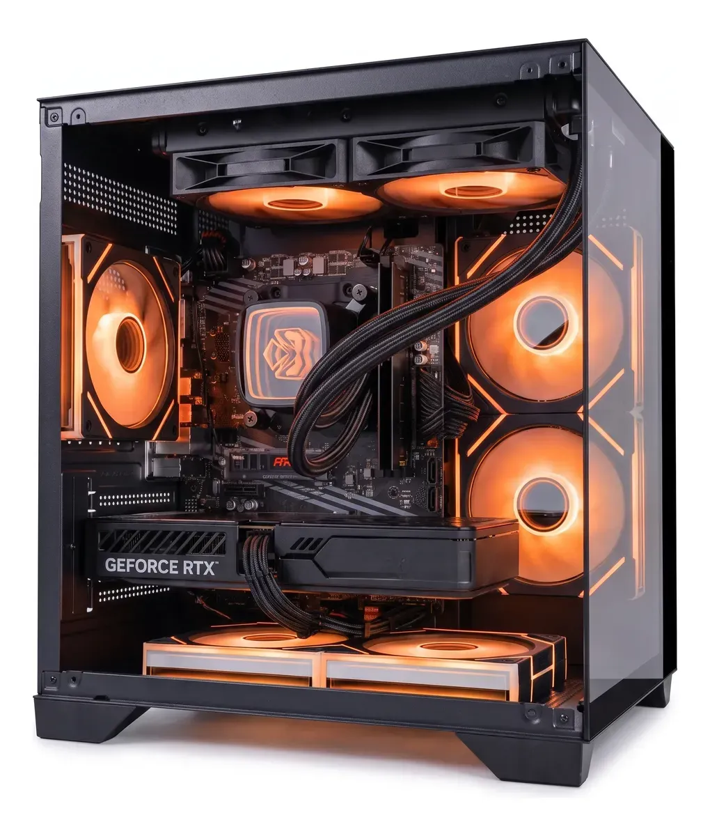Pc Gamer Black Ryzen 7 5700x Rtx 5060ti 32gb Ssd 1tb Wifi - R$ 11.499