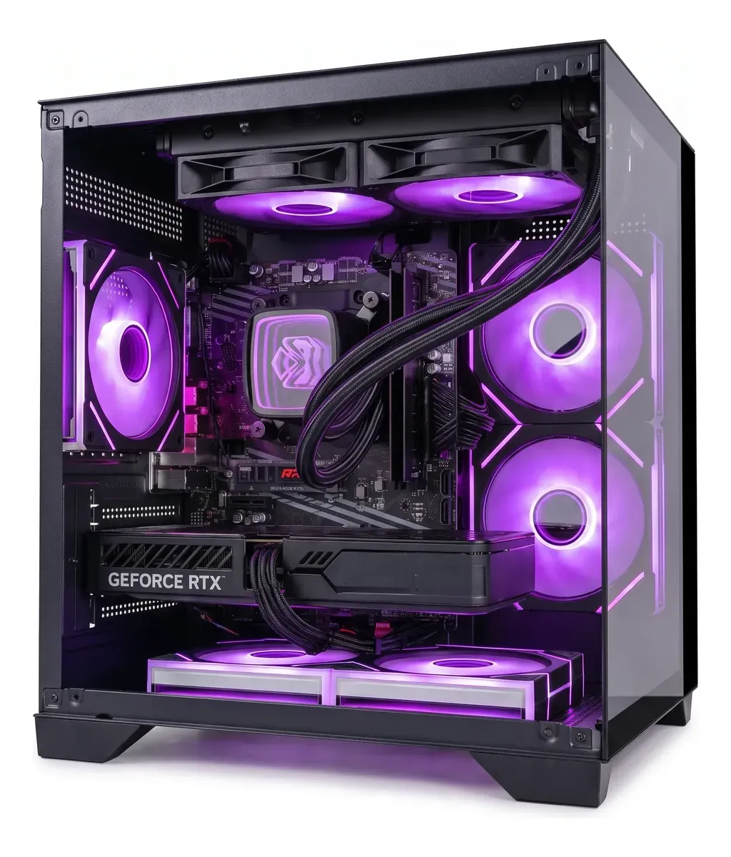 Pc Gamer Black Ryzen 7 5700x Rtx 5060ti 32gb Ssd 1tb Wifi - R$ 11.499