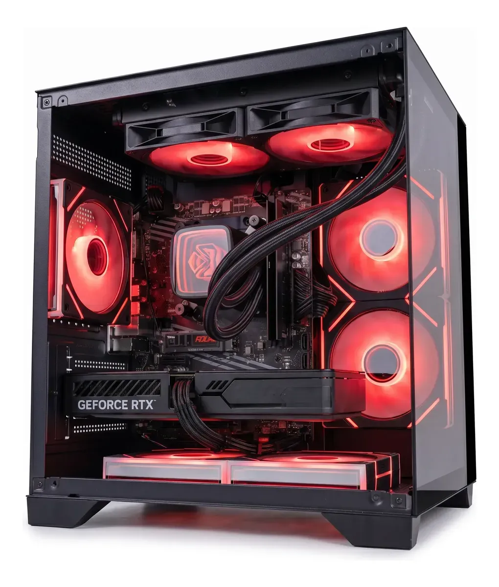 Pc Gamer Black Ryzen 7 5700x Rtx 5060ti 32gb Ssd 1tb Wifi - R$ 11.499