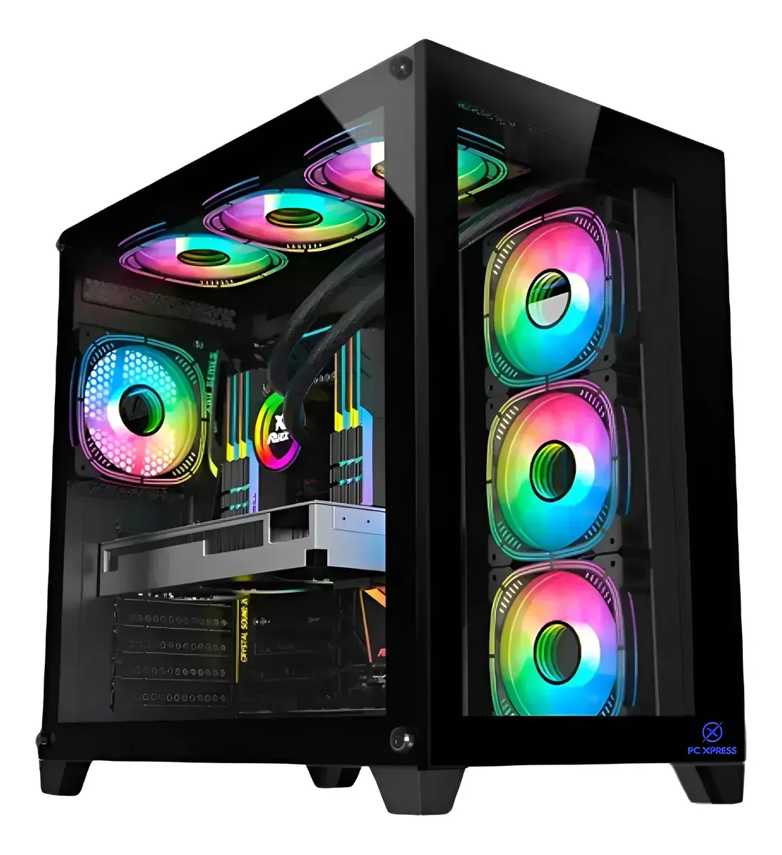 Pc Gamer Cpu Amd Ryzen 7 8700g, 32gb Ddr5, Ssd M2 2tb, B650m - R$ 8.499,9