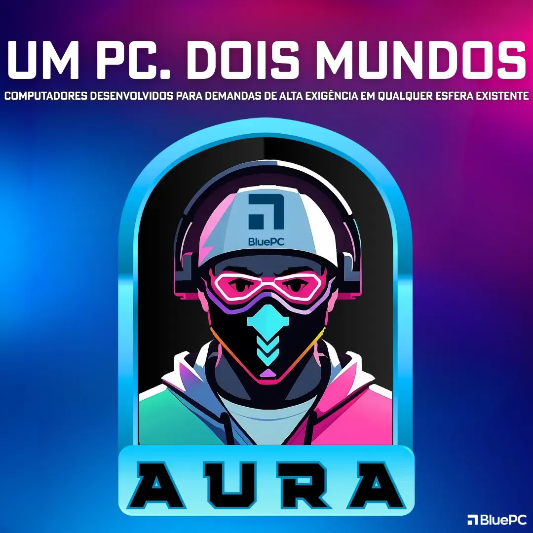PC Gamer|Workstation - AURA by BluePC, Intel Core i5 14400F, Placa mãe B760, GeForce RTX 5060 8GB GDDR7, 32GB DDR5, SSD M.2 PCIe 1TB, Fonte 600W 80 Plus, Jogue, Crie, Edite, Desenvolva - PGBP-AUR135 - R$ 9.602,03