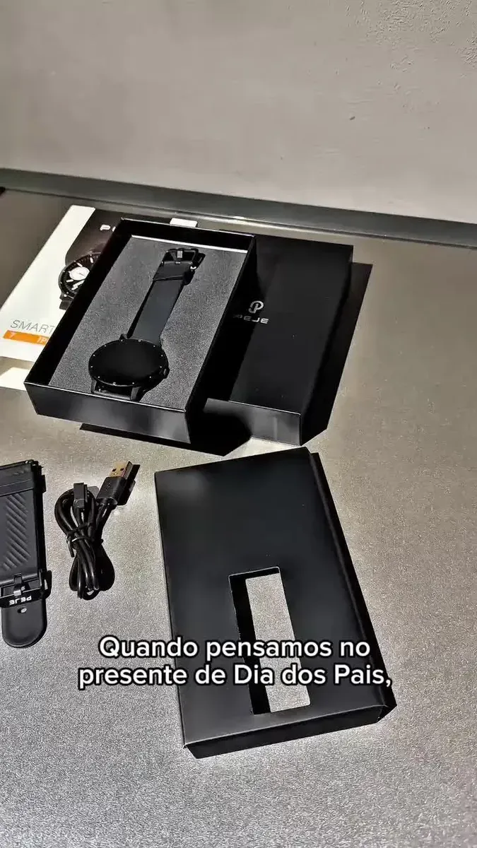 Relógio Inteligente Smartwatch Redondo Peje Gps Strava Origi