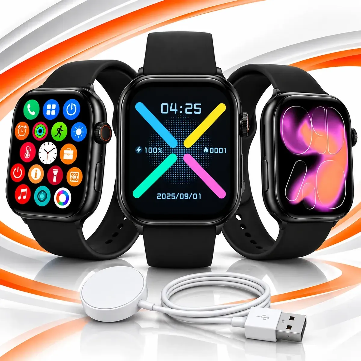 Relógio Smartwatch Pro Série 11 Tela 2.01 Gps Nfc Bluetooth