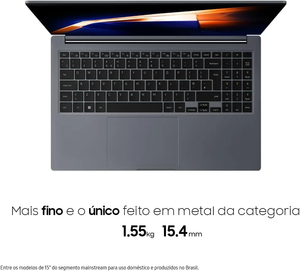 Samsung Galaxy Book4 Intel® Core™ i3-1315U, Windows 11 Home, 8GB, 256GB SSD, UHD Graphics, 15.6'' Full HD LED, 1.55kg*.