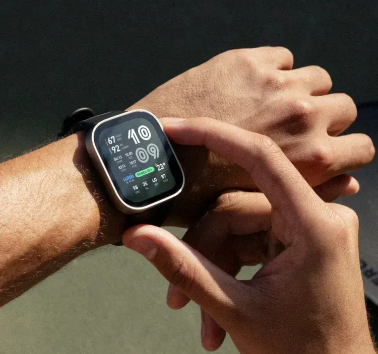 Smartwatch Amazfit Bip Max Gps Amoled Mapas Off Preto Prata