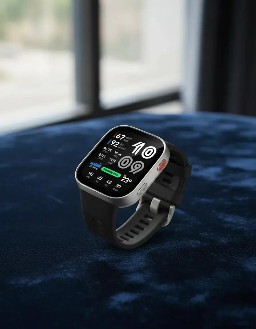Smartwatch Amazfit Bip Max Gps Amoled Mapas Off Preto Prata