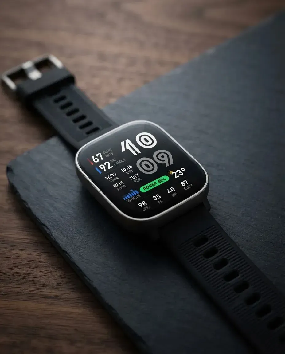 Smartwatch Amazfit Bip Max Gps Amoled Mapas Off Preto Prata