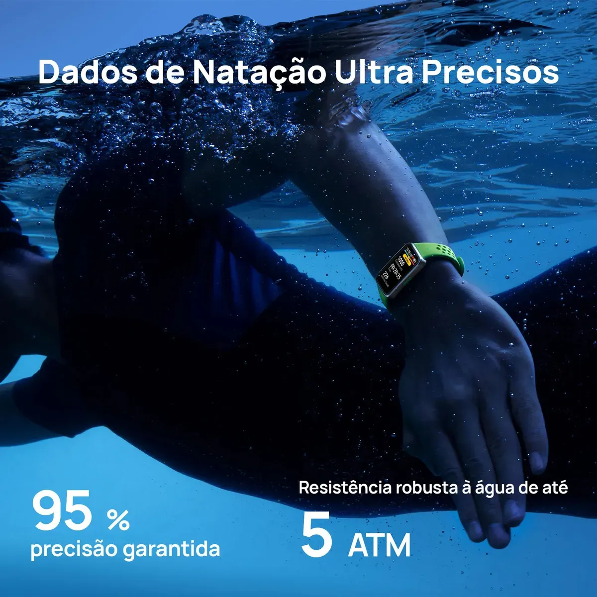 Smartwatch HUAWEI Band 10 Caixa de Polímeros Duráveis Análise do Sono em Nível Profissional Assistente de Bem-estar Emocional Relógio Smartwatch Compatível com Android e iOS Preto