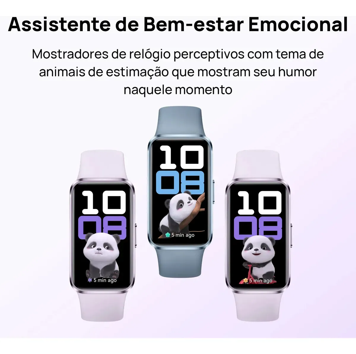 Smartwatch HUAWEI Band 10 Caixa de Polímeros Duráveis Análise do Sono em Nível Profissional Assistente de Bem-estar Emocional Relógio Smartwatch Compatível com Android e iOS Preto