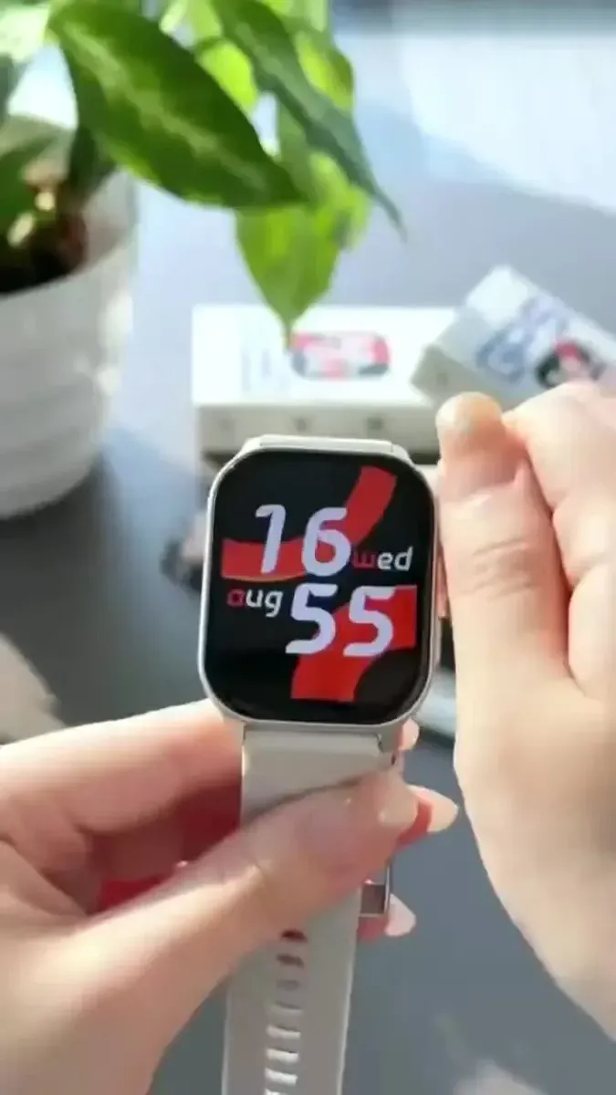 Smartwatch Mertto Smartwatch GPS Bluetooth LC211 tela de 2.01" com pulseira de silicone - cor rosa