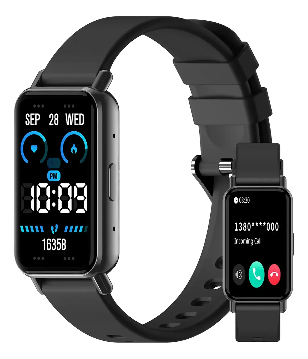 Smartwatch PEJE BAND1 Tela 1.45" TFT IP68 À Prova d&quotÁgua Bluetooth Chamadas 120+ Modos Esportivos Masculino e Feminino para Android iOS