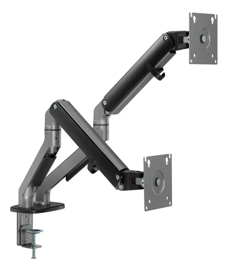 Suporte Monitor Articulado Duplo Elements Axion Preto - R$ 999