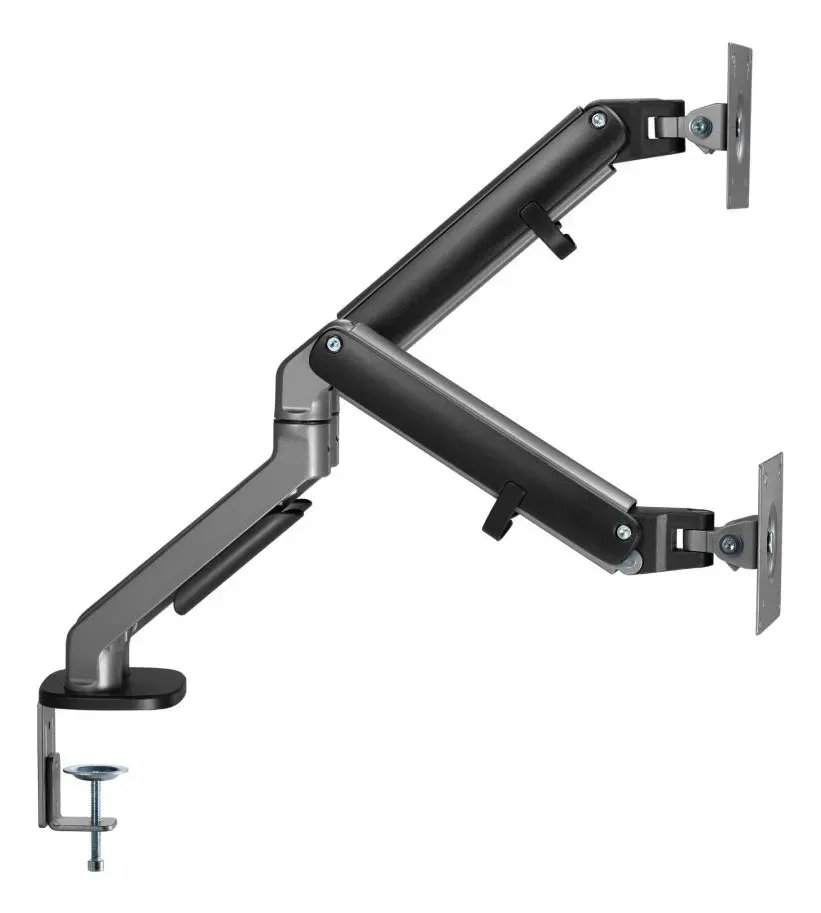 Suporte Monitor Articulado Duplo Elements Axion Preto - R$ 999